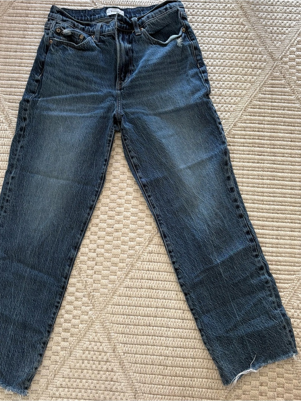 Pistola Washed Dark Blue Jeans